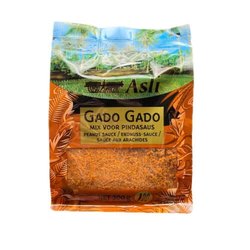 ASLI Gado Gado Pulver Erdnuss Saucen Mix (🌶️ leicht scharf) 200g