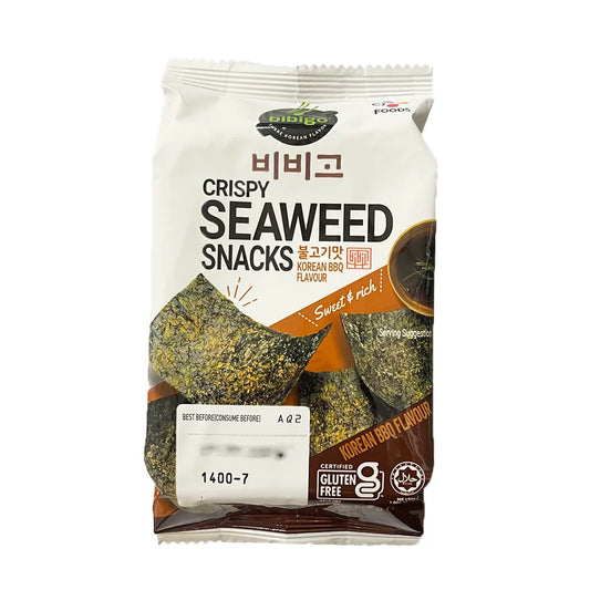 BIBIGO Knusprige Korean BBQ Seetang Snack 5g
