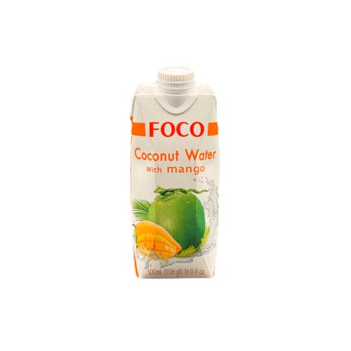 FOCO Kokosnusswasser mit Mango 500ml