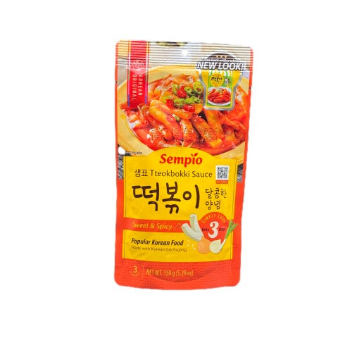 SEMPIO Süß & Scharfe Tteokbokki Sauce (für Reiskuchen) 150g