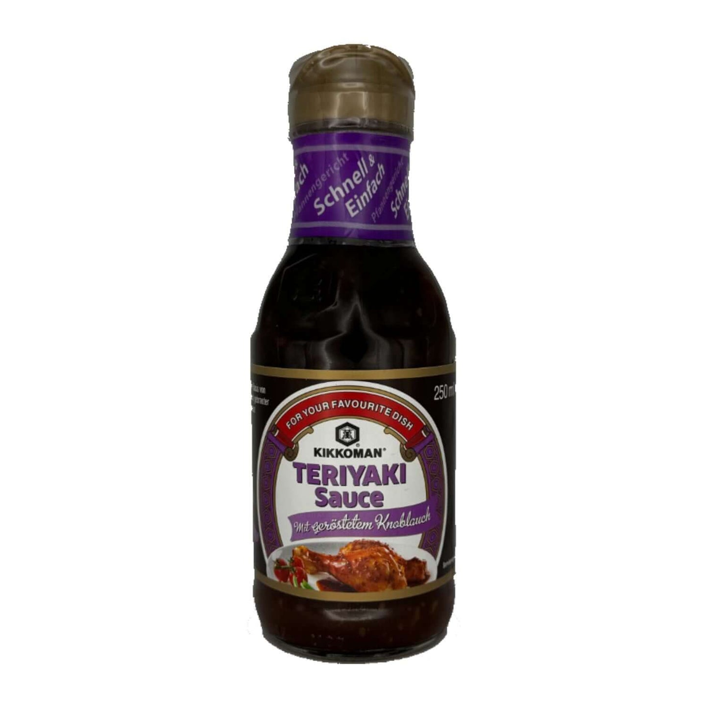 KIKKOMAN Knoblauch Teriyaki Sojasauce 250ml