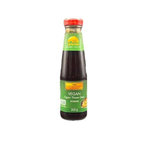 LEE KUM KEE Vegan Austern Sauce 260g, pflanzliche Alternative mit Umami-Geschmack für asiatische Gerichte.