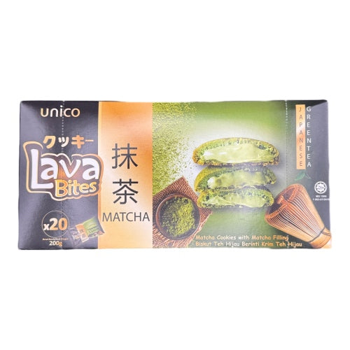 UNICO Matcha Lava Bites 200g