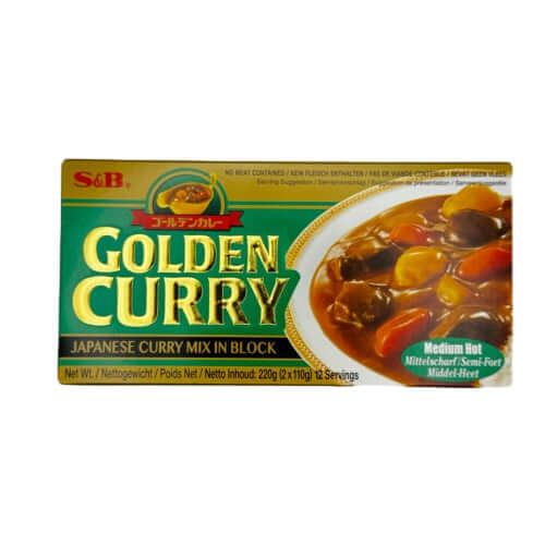 S&B Golden Curry Medium Hot 220g