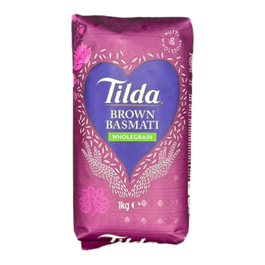 TILDA Wholegrain Brown Basmati 1kg